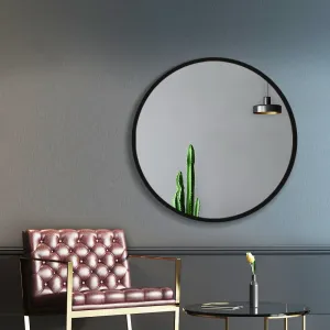 3.2mm Thick Round Wall Mirror with MDF Backing - Embellir