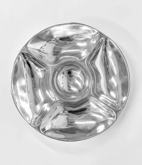 5-Section Snack/Salsa Serving Platter