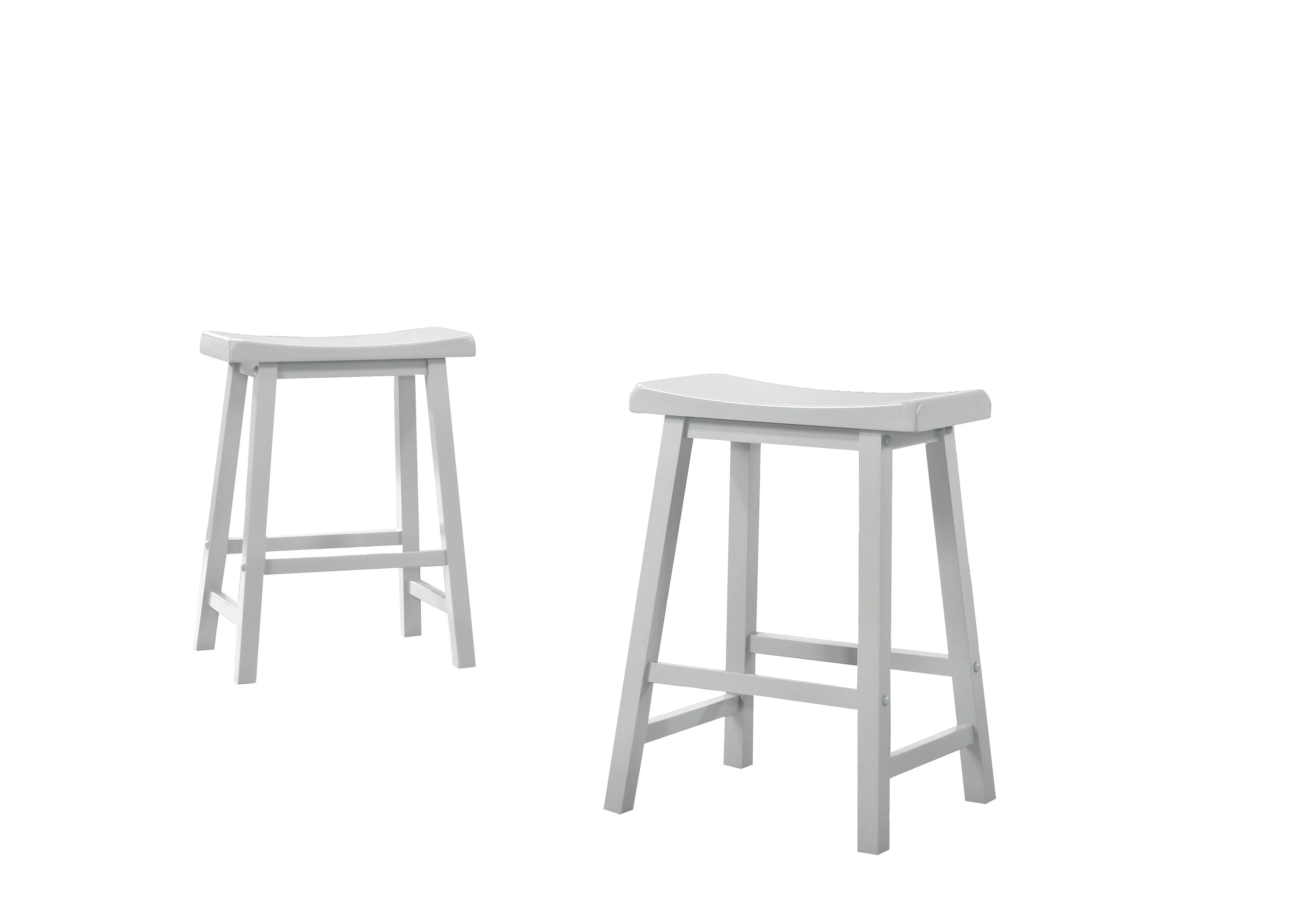 Alonzo - 17.5" Backless Ergonomic Counter Height Stool (Set of 2) by Couch.com