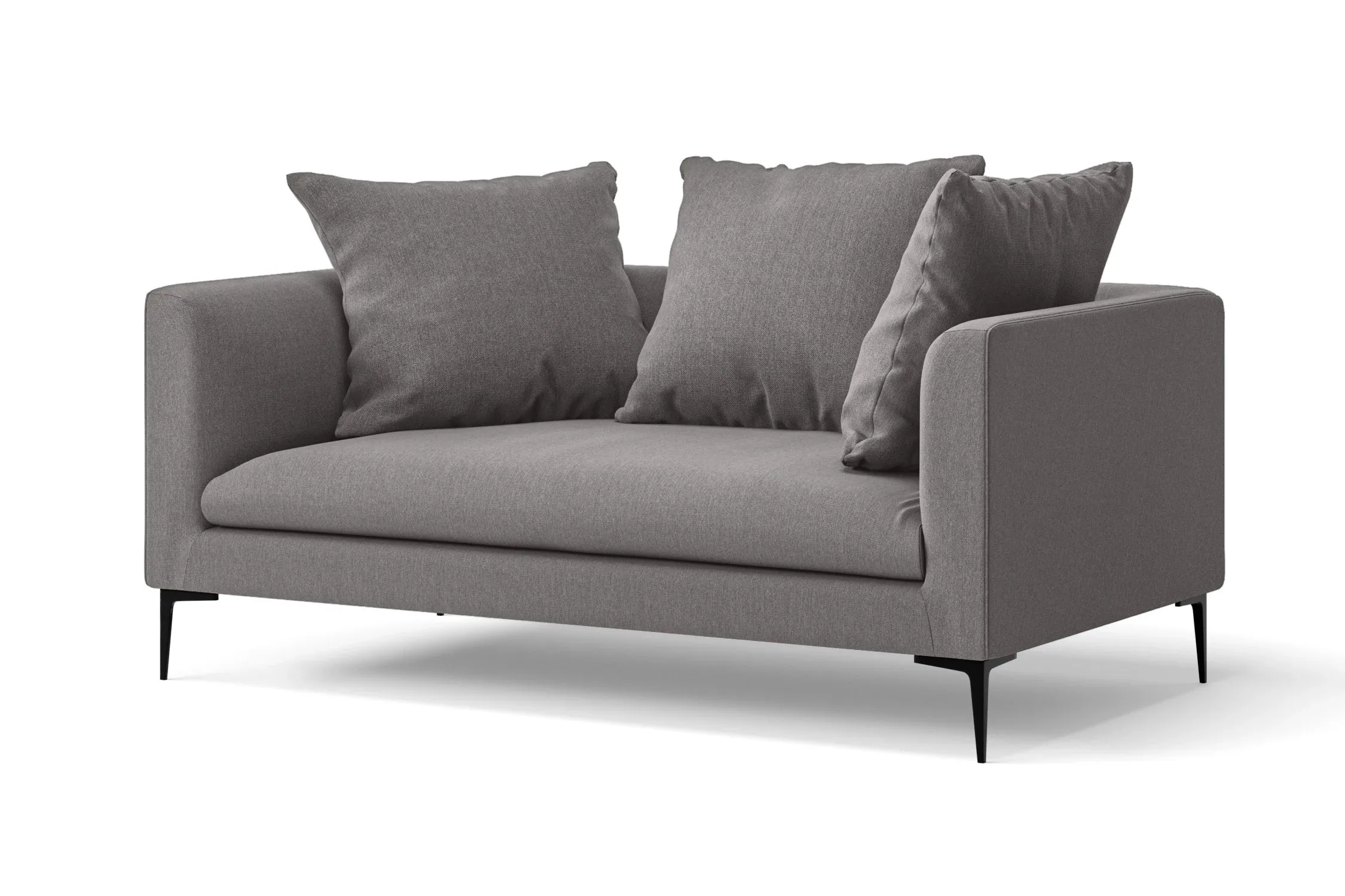 Aprilia 2 Seater Sofa Grey Linen Fabric