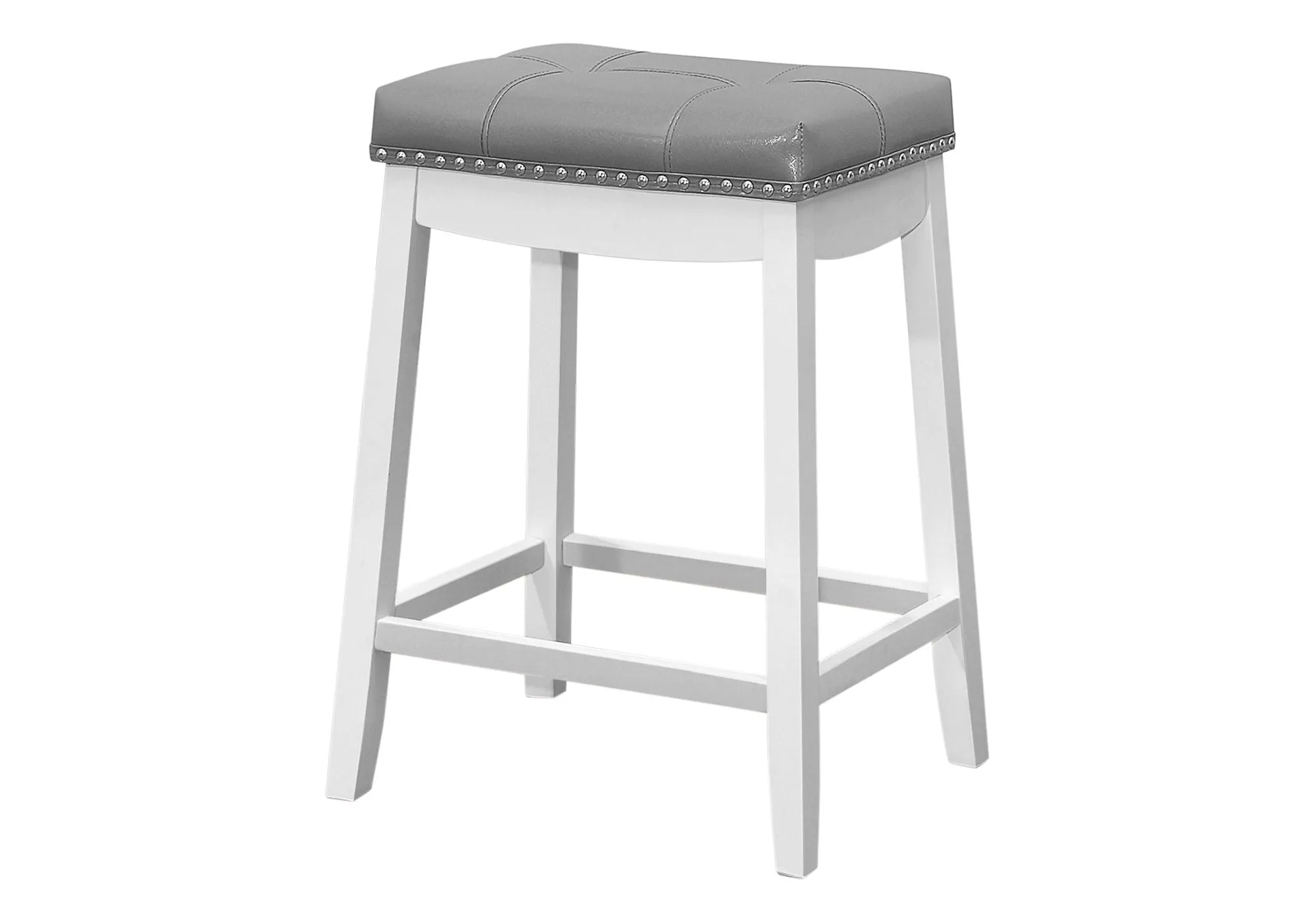 Bar Stool Counter Height, Saddle Seat, Transitional (Set of 2) by Couch.com