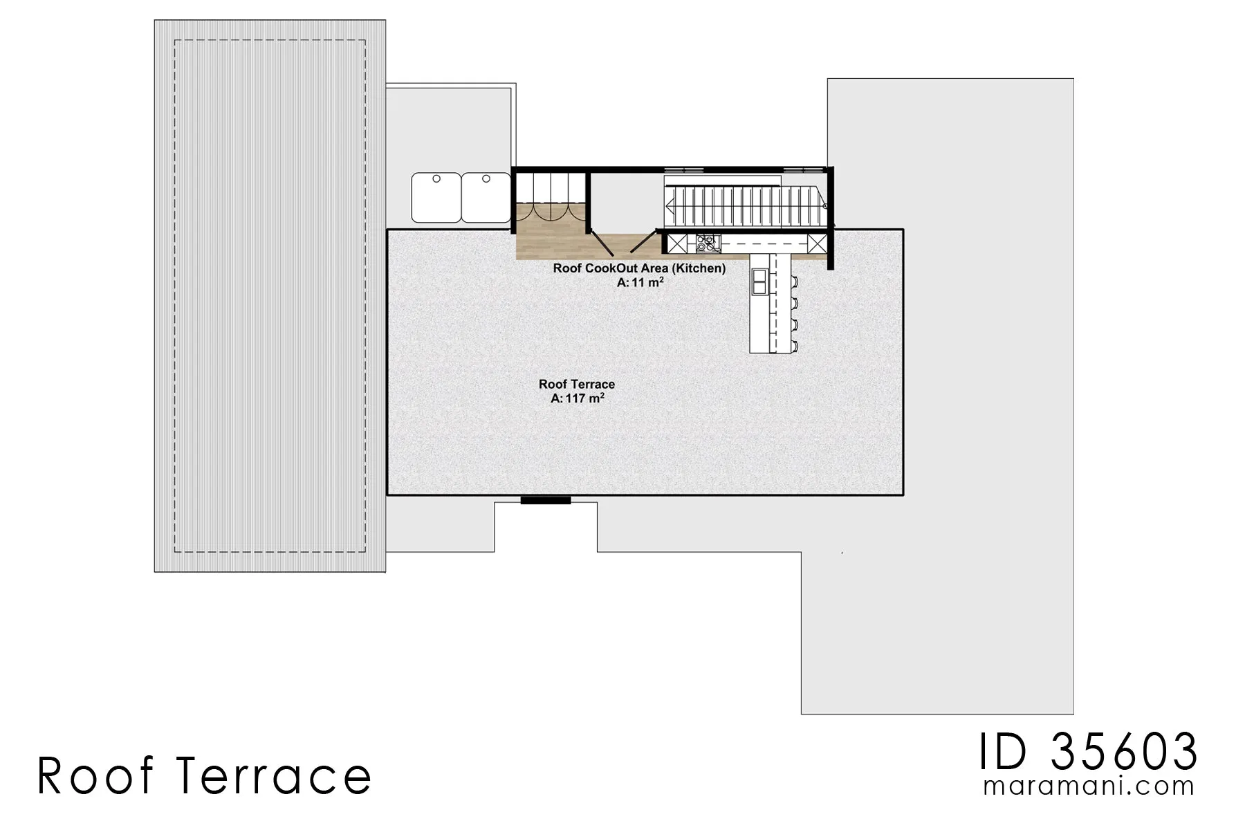 Contemporary 5 bedroom house design - ID 35603