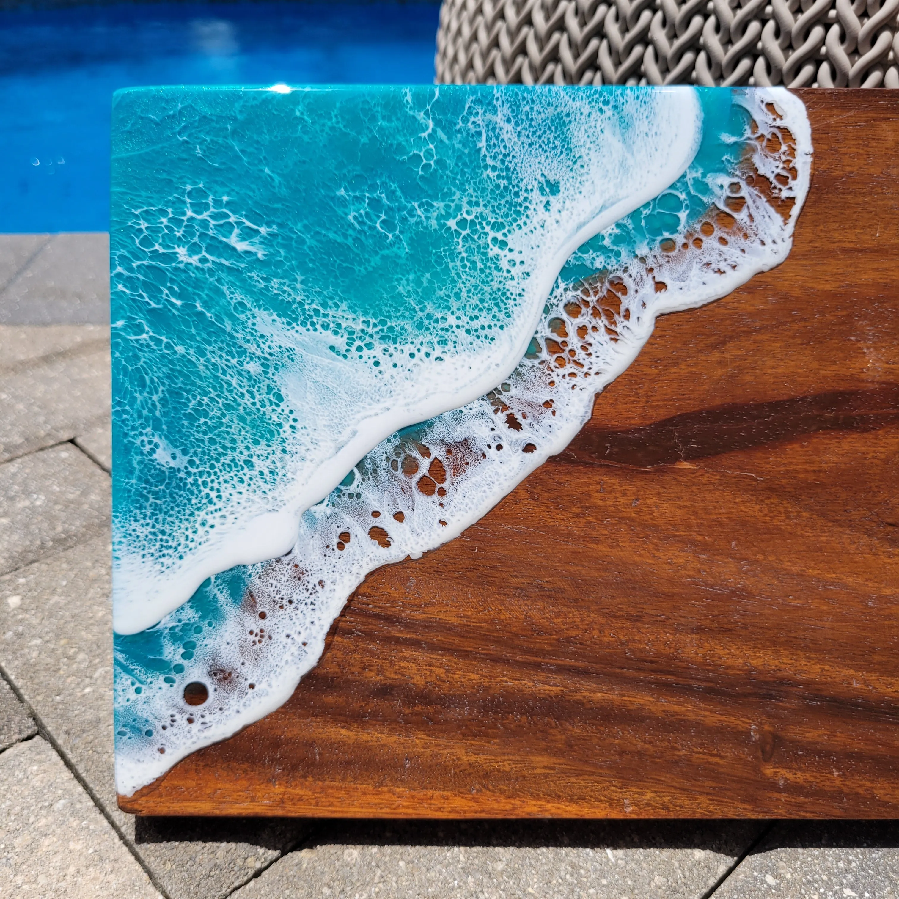 Double Wave Serving Board
