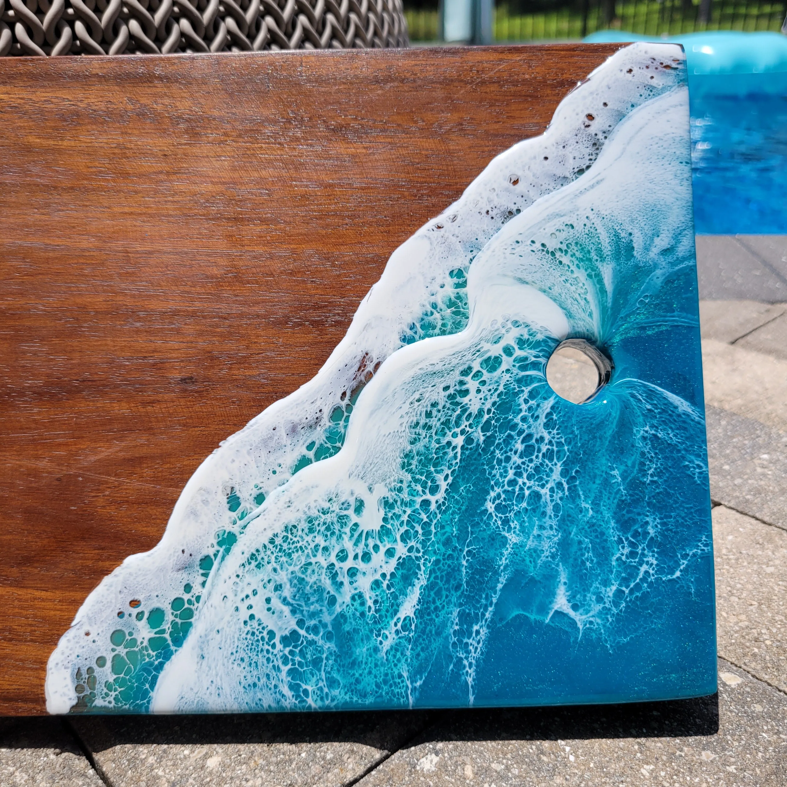 Double Wave Serving Board