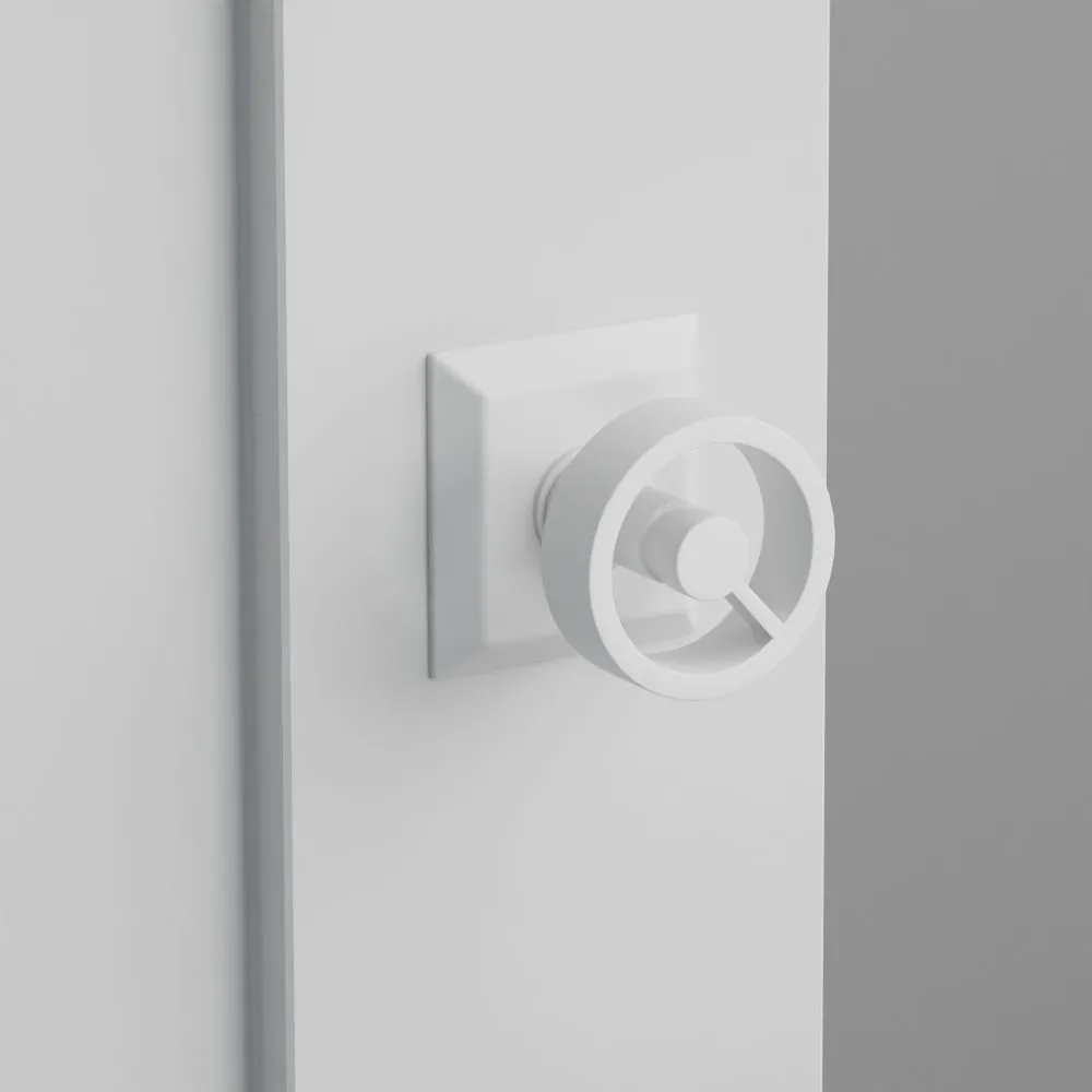 Emtek - Studio Brass - Spoke Knob - Privacy