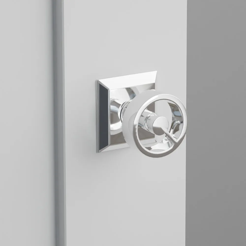 Emtek - Studio Brass - Spoke Knob - Privacy