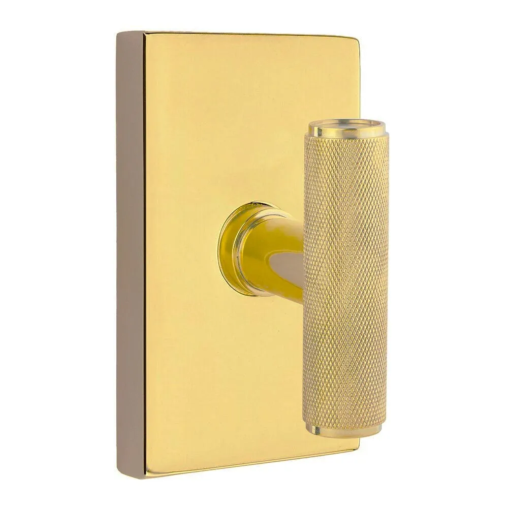 Emtek - Studio Brass - The Ace Knurled Knob - Pair Dummy