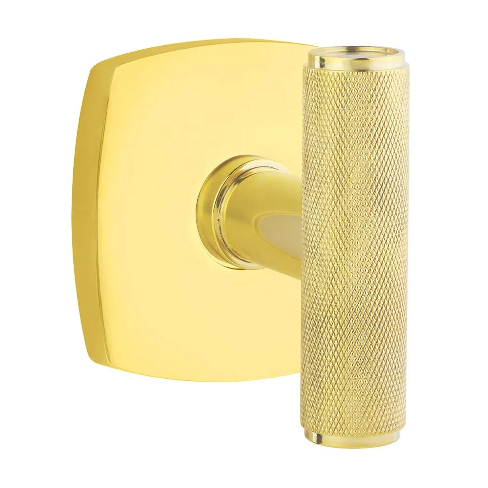 Emtek - Studio Brass - The Ace Knurled Knob - Pair Dummy