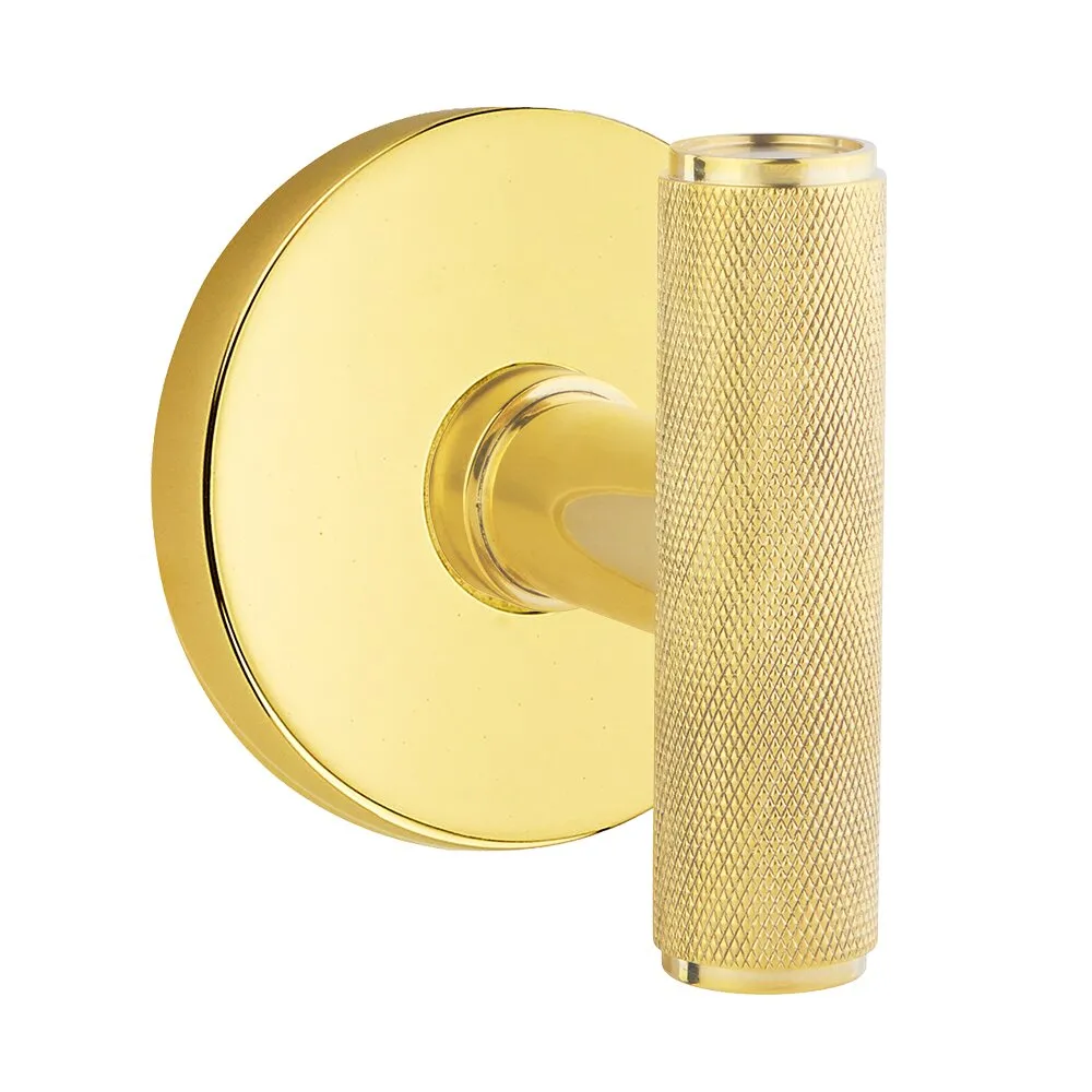 Emtek - Studio Brass - The Ace Knurled Knob - Pair Dummy