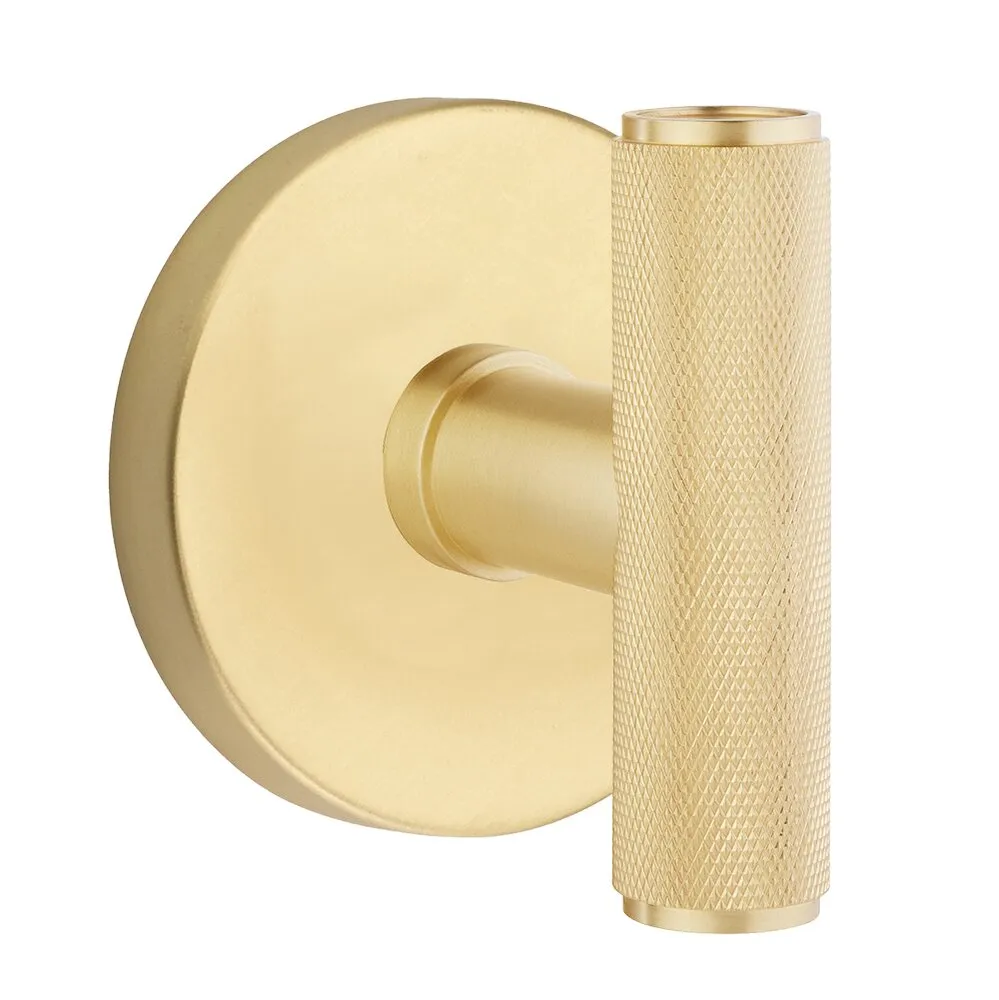 Emtek - Studio Brass - The Ace Knurled Knob - Pair Dummy