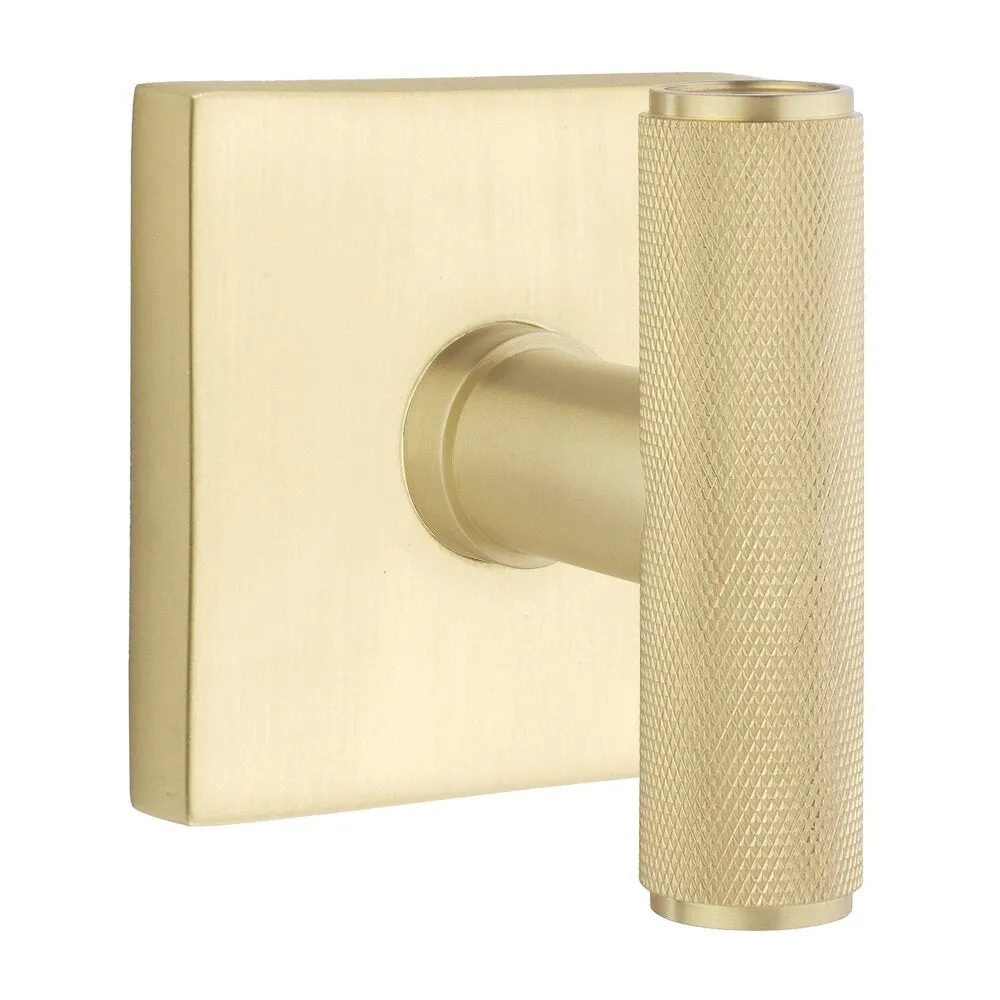Emtek - Studio Brass - The Ace Knurled Knob - Pair Dummy