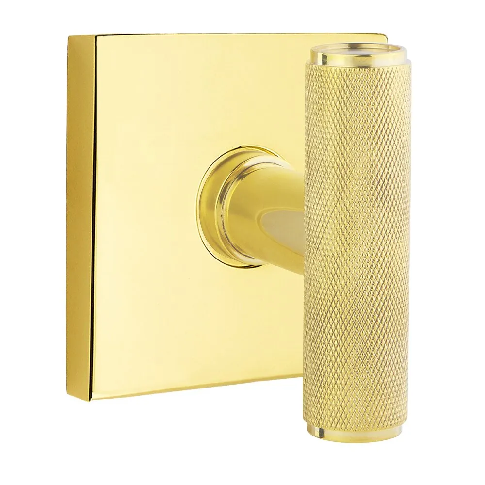 Emtek - Studio Brass - The Ace Knurled Knob - Pair Dummy
