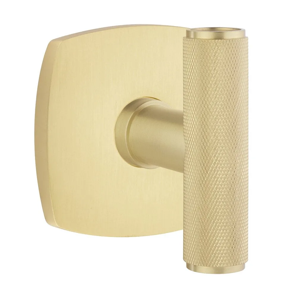 Emtek - Studio Brass - The Ace Knurled Knob - Pair Dummy