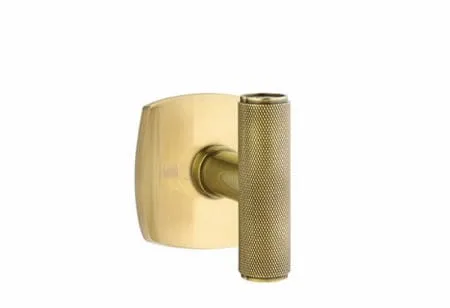 Emtek - Studio Brass - The Ace Knurled Knob - Pair Dummy