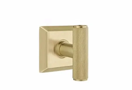 Emtek - Studio Brass - The Ace Knurled Knob - Passage
