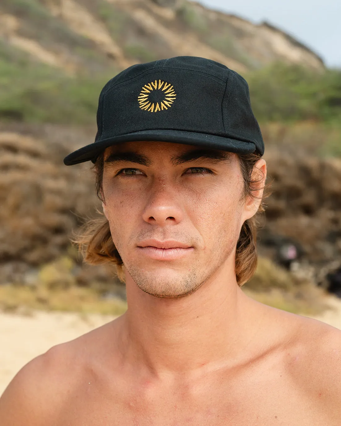 Five-Panel Logo Hat | Adjustable Cotton Cap  | Eleele