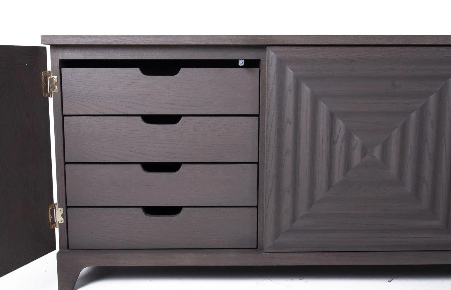 French Illusion Carbon Oak Sideboard