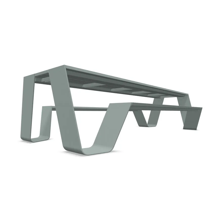 Hopper Picnic All Aluminum Table