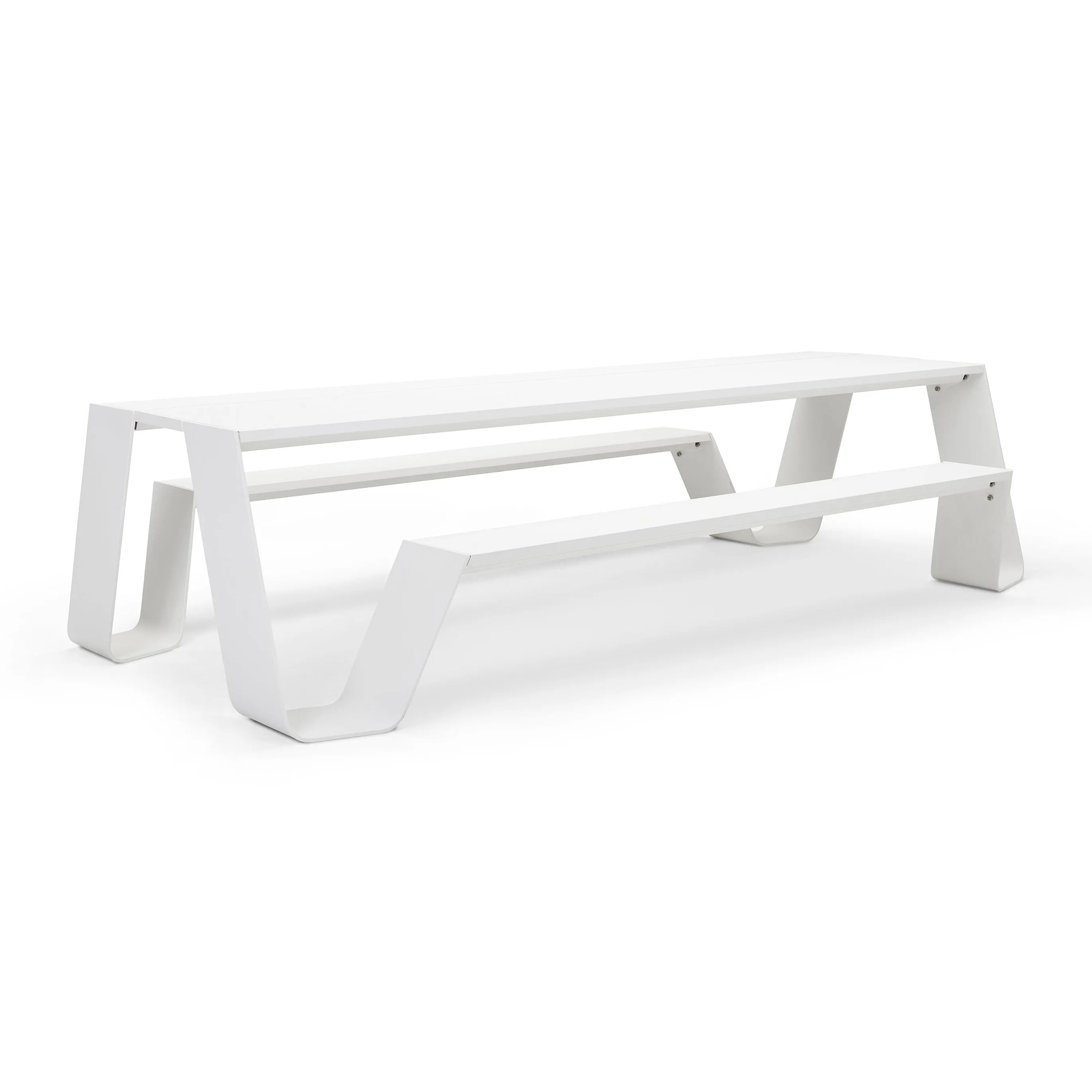 Hopper Picnic All Aluminum Table