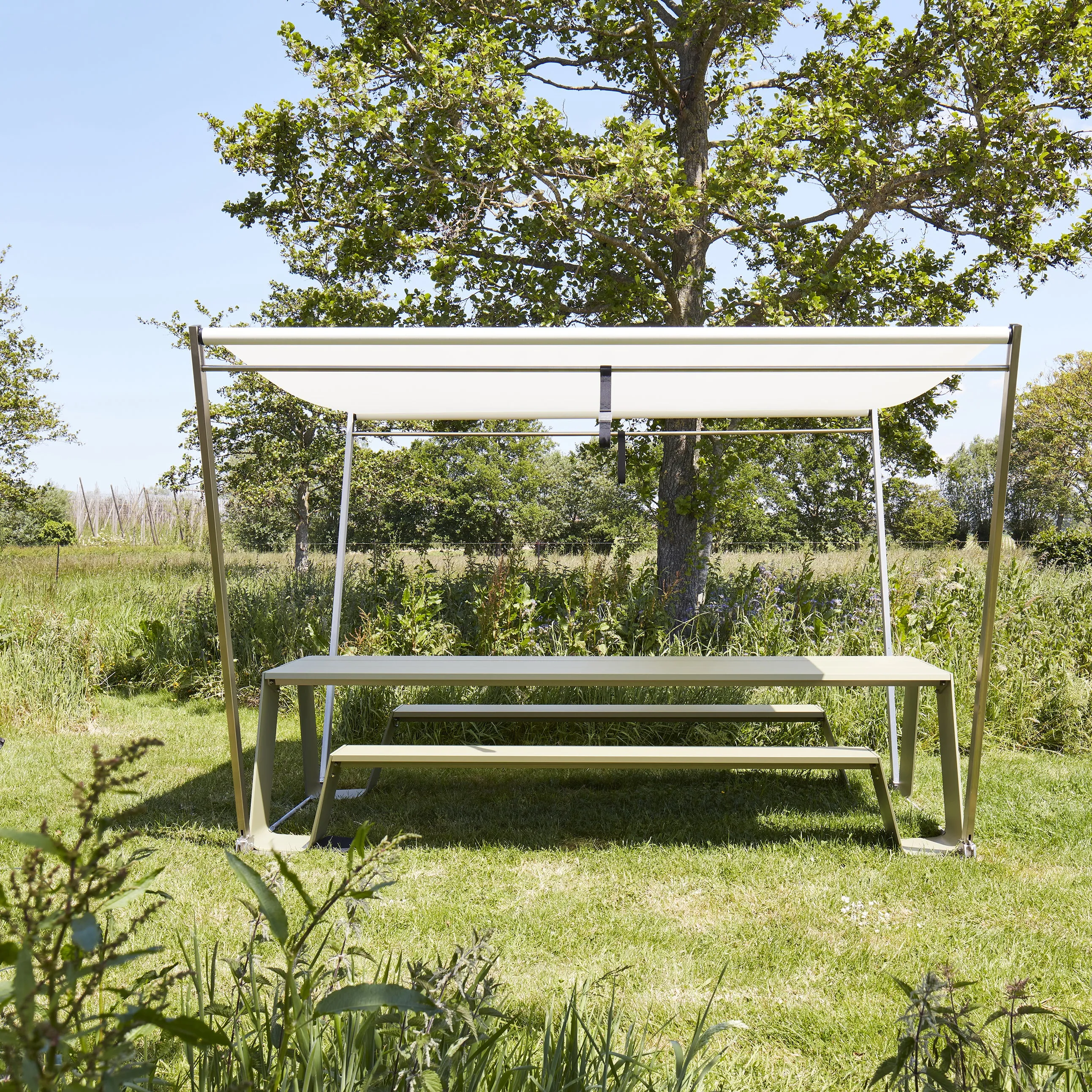 Hopper Picnic All Aluminum Table