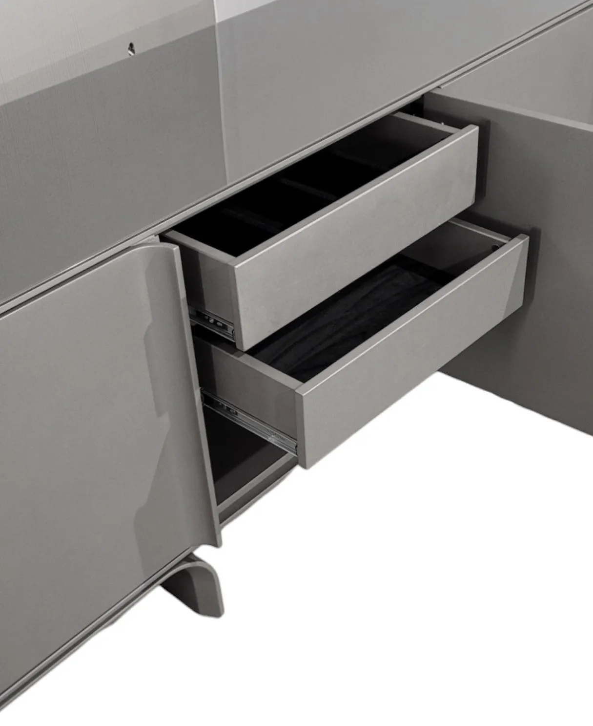 Leaf Graphite Sideboard
