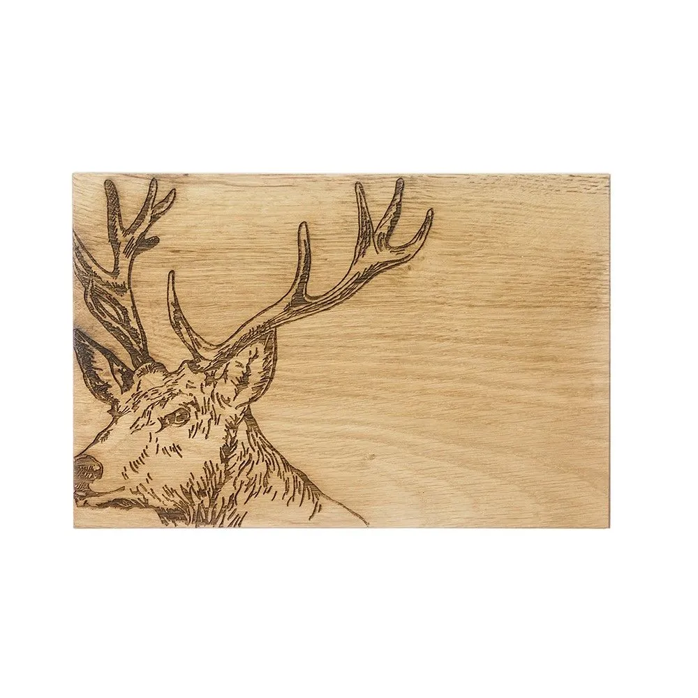 Oak Serving Board - Stag