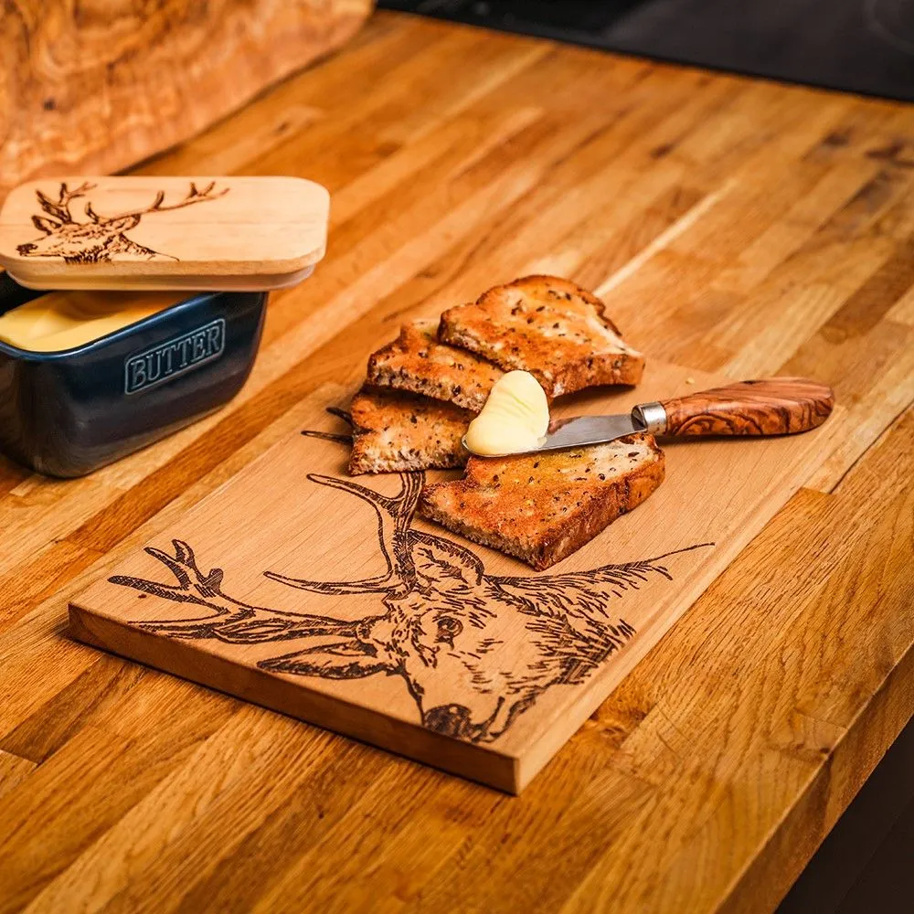 Oak Serving Board - Stag