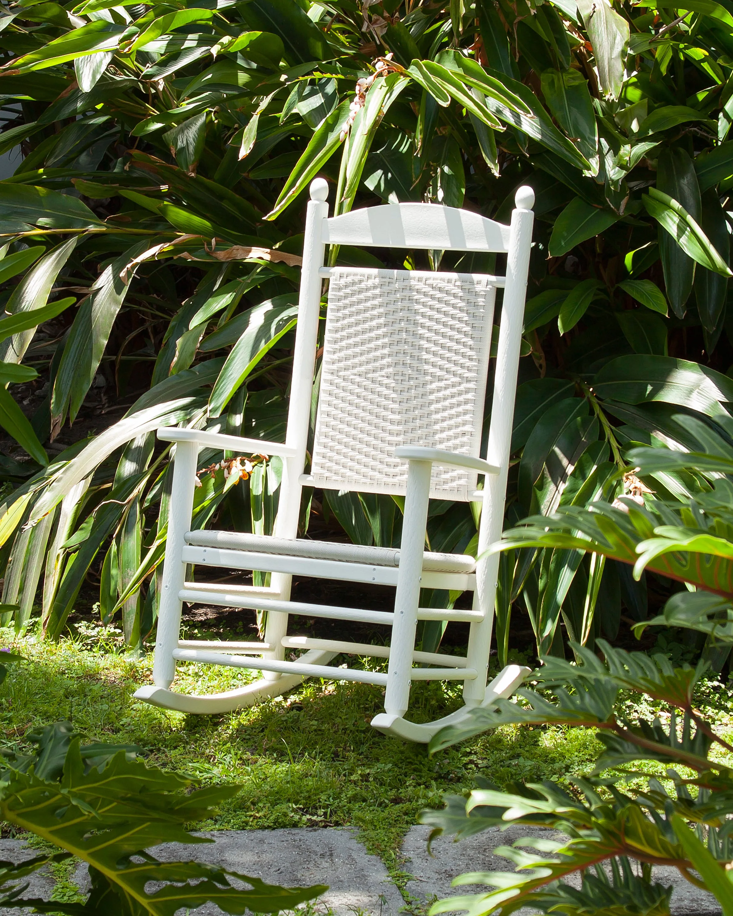 POLYWOOD® Jefferson 3-Piece Woven Rocker Set