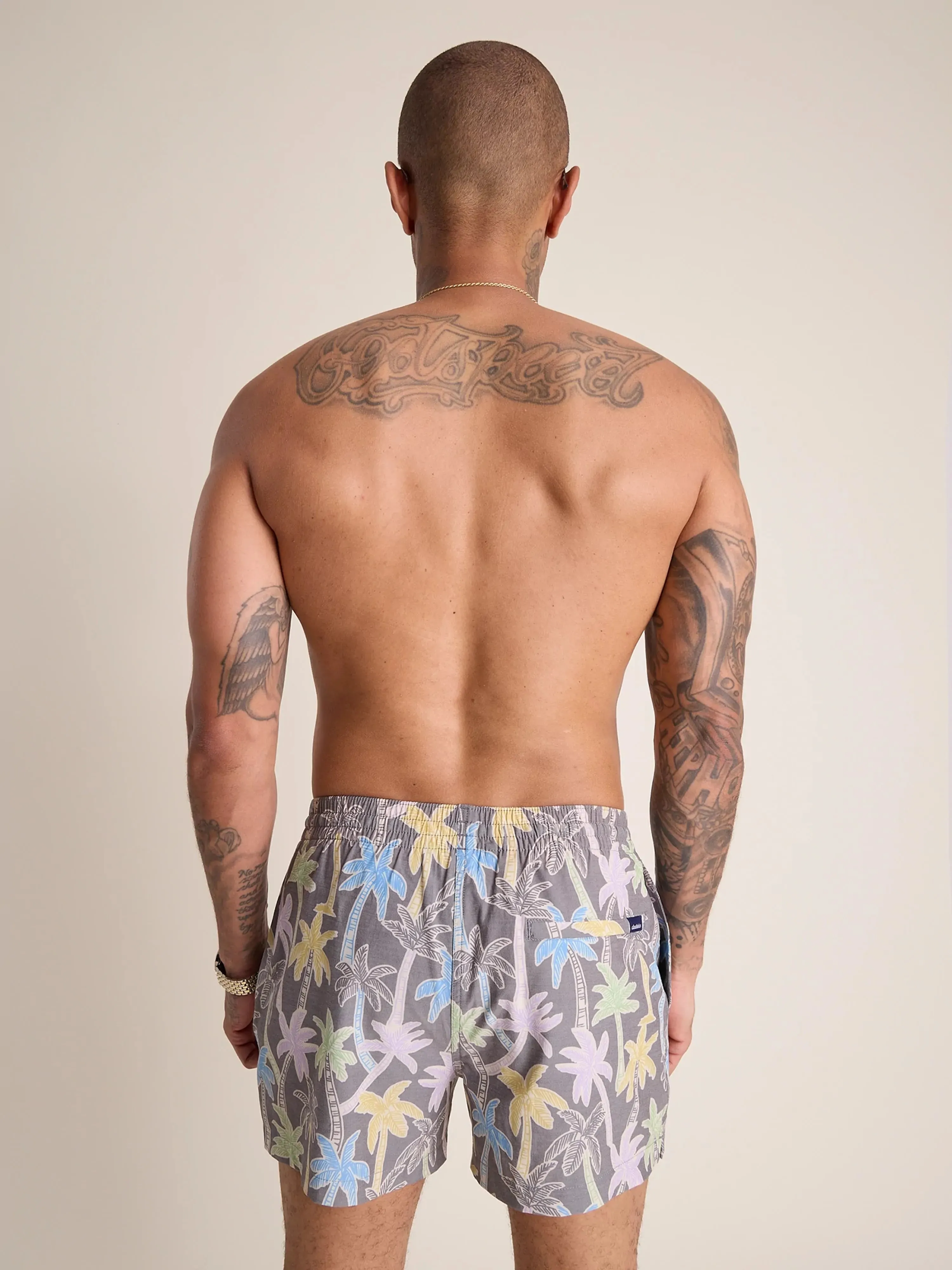 The Palm Fader 4" (Faded Classic Lined Swim Trunk)