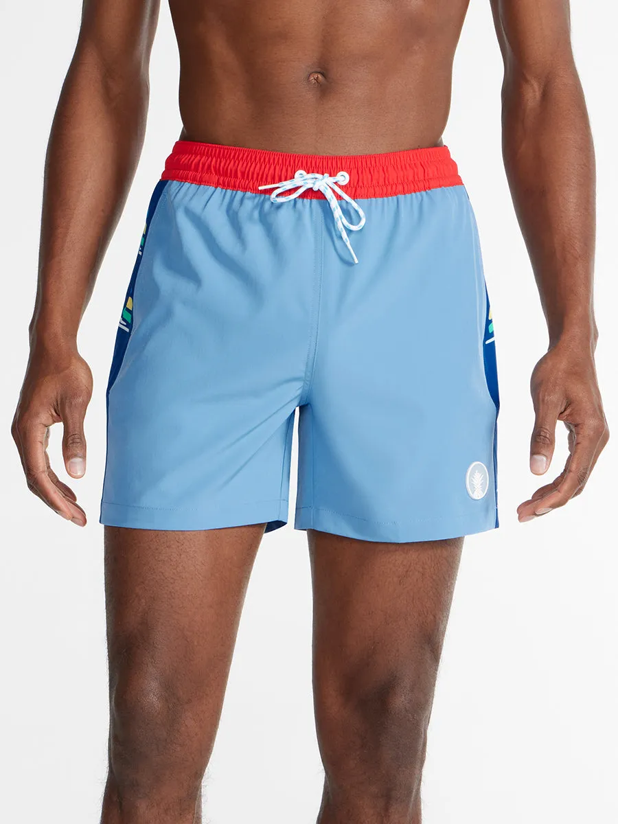 The Side Swipes 5.5" (Classic Swim Trunk)