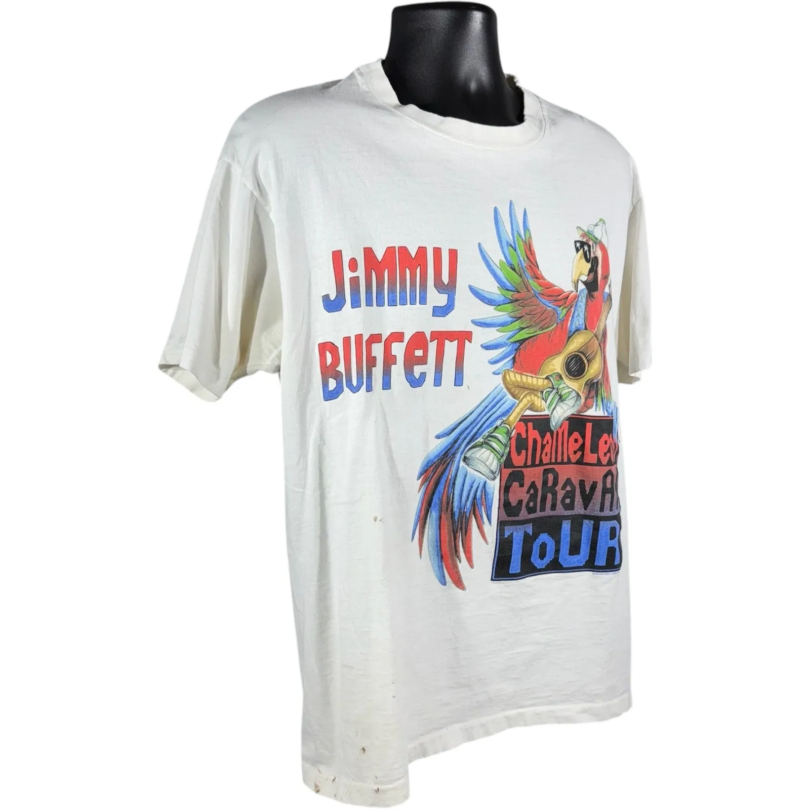 Vintage Jimmy Buffet Chameleon Caravan Tour Tee