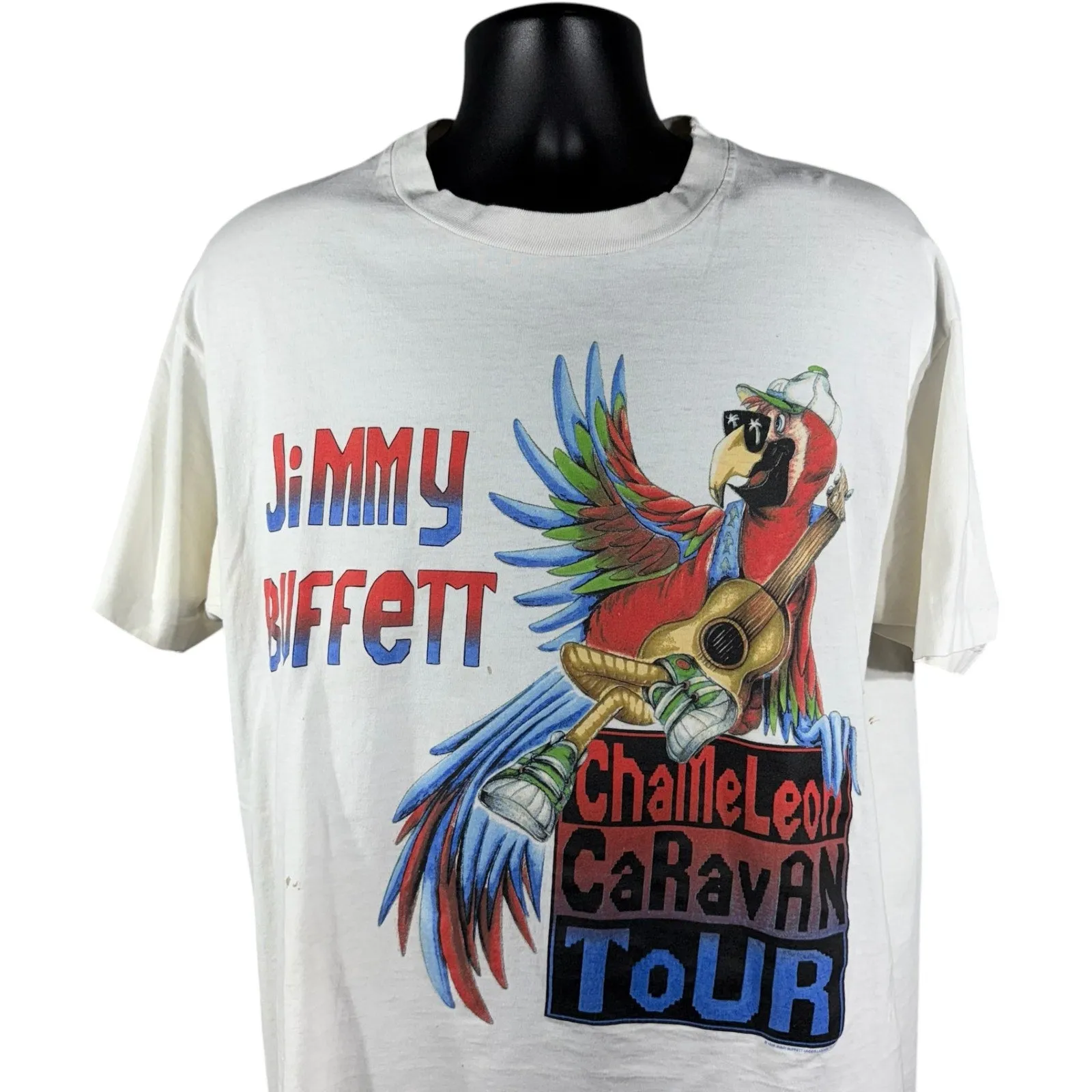 Vintage Jimmy Buffet Chameleon Caravan Tour Tee
