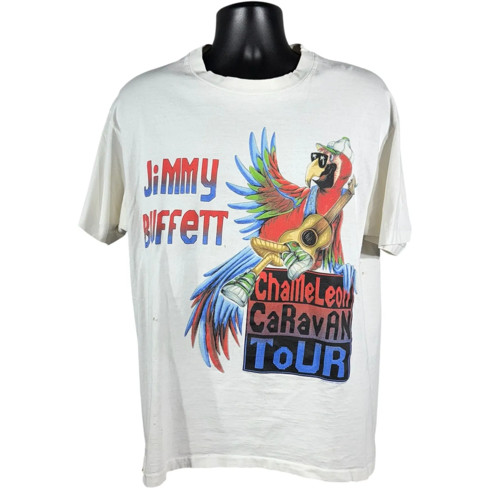 Vintage Jimmy Buffet Chameleon Caravan Tour Tee