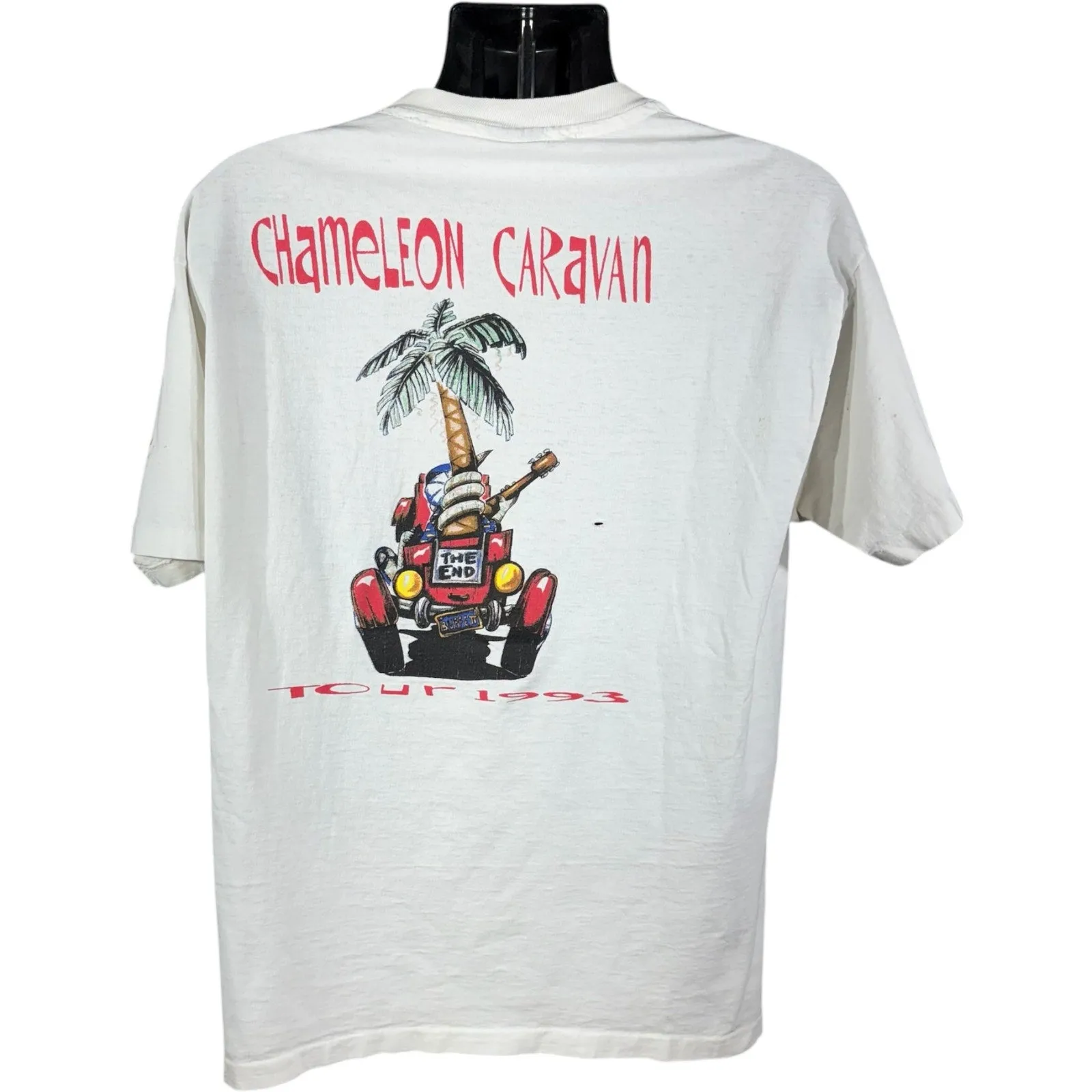 Vintage Jimmy Buffet Chameleon Caravan Tour Tee