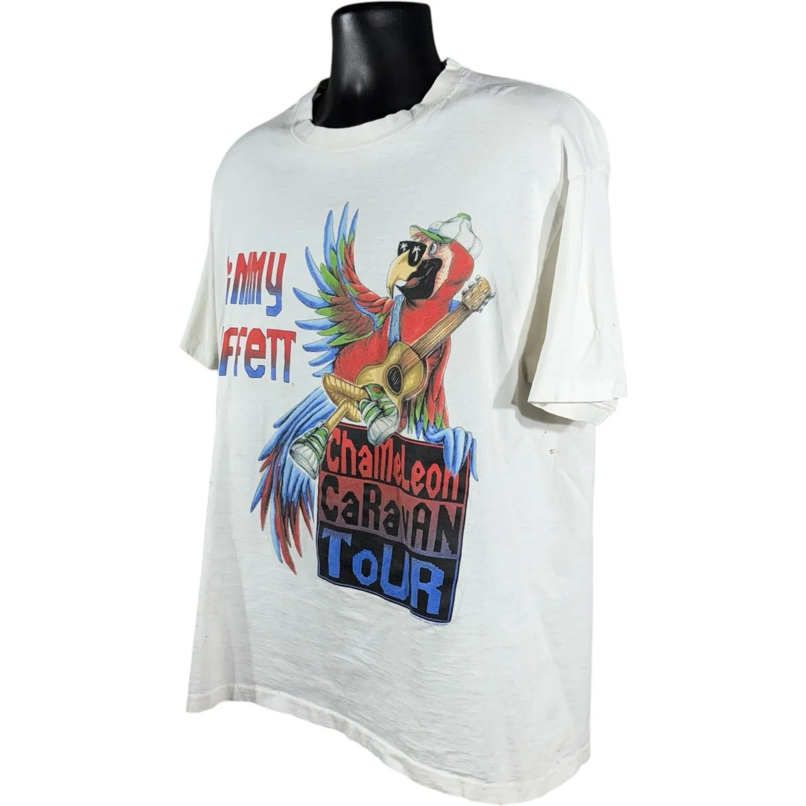 Vintage Jimmy Buffet Chameleon Caravan Tour Tee